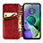 Coque Portefeuille Livre Cuir Etui Clapet S09D pour Motorola Moto G54 5G Petit