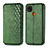 Coque Portefeuille Livre Cuir Etui Clapet S09D pour Xiaomi POCO C31 Vert