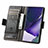 Coque Portefeuille Livre Cuir Etui Clapet S10D pour Samsung Galaxy S21 Ultra 5G Petit