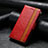 Coque Portefeuille Livre Cuir Etui Clapet S10D pour Xiaomi Poco F3 GT 5G Rouge