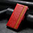 Coque Portefeuille Livre Cuir Etui Clapet S10D pour Xiaomi Redmi Note 11 Pro 5G Rouge