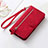 Coque Portefeuille Livre Cuir Etui Clapet S14D pour Nokia G100 Rouge