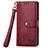 Coque Portefeuille Livre Cuir Etui Clapet S15D pour Samsung Galaxy S22 Ultra 5G Petit