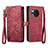 Coque Portefeuille Livre Cuir Etui Clapet S17D pour Sharp Aquos R8s Rouge