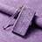 Coque Portefeuille Livre Cuir Etui Clapet S18D pour Google Pixel 8 5G Violet
