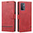 Coque Portefeuille Livre Cuir Etui Clapet SY1 pour Oppo A54 5G Rouge