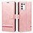 Coque Portefeuille Livre Cuir Etui Clapet SY1 pour Oppo K9S 5G Rose