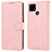 Coque Portefeuille Livre Cuir Etui Clapet SY1 pour Realme 7i RMX2193 Rose