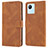 Coque Portefeuille Livre Cuir Etui Clapet SY1 pour Realme C30s Marron