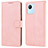 Coque Portefeuille Livre Cuir Etui Clapet SY1 pour Realme C30s Rose