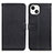 Coque Portefeuille Livre Cuir Etui Clapet T01 pour Apple iPhone 13 Mini Noir