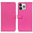 Coque Portefeuille Livre Cuir Etui Clapet T01 pour Apple iPhone 13 Pro Rose Rouge