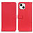 Coque Portefeuille Livre Cuir Etui Clapet T01 pour Apple iPhone 13 Rouge