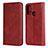 Coque Portefeuille Livre Cuir Etui Clapet T01 pour Huawei Nova Lite 3 Plus Rouge