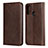 Coque Portefeuille Livre Cuir Etui Clapet T01 pour Huawei P Smart (2020) Marron