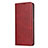 Coque Portefeuille Livre Cuir Etui Clapet T01 pour Oppo Find X2 Pro Rouge