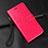 Coque Portefeuille Livre Cuir Etui Clapet T01 pour Samsung Galaxy A70 Rose Rouge