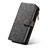 Coque Portefeuille Livre Cuir Etui Clapet T01 pour Samsung Galaxy Note 10 Noir