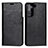 Coque Portefeuille Livre Cuir Etui Clapet T01D pour Samsung Galaxy S21 5G Noir