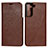 Coque Portefeuille Livre Cuir Etui Clapet T01D pour Samsung Galaxy S21 5G Petit