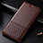 Coque Portefeuille Livre Cuir Etui Clapet T02 pour OnePlus 7T Pro Marron