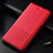 Coque Portefeuille Livre Cuir Etui Clapet T02 pour OnePlus 7T Pro Rouge