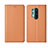 Coque Portefeuille Livre Cuir Etui Clapet T02 pour OnePlus 8 Pro Orange