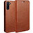 Coque Portefeuille Livre Cuir Etui Clapet T02 pour Samsung Galaxy Note 10 Orange