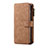 Coque Portefeuille Livre Cuir Etui Clapet T02 pour Samsung Galaxy S10 5G Marron