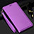 Coque Portefeuille Livre Cuir Etui Clapet T02 pour Samsung Galaxy S20 5G Violet