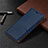 Coque Portefeuille Livre Cuir Etui Clapet T02 pour Xiaomi Redmi 10X 4G Bleu