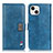 Coque Portefeuille Livre Cuir Etui Clapet T03 pour Apple iPhone 13 Bleu