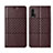 Coque Portefeuille Livre Cuir Etui Clapet T03 pour Huawei Nova 6 5G Marron