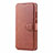 Coque Portefeuille Livre Cuir Etui Clapet T03 pour Huawei P30 Lite XL Orange