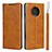 Coque Portefeuille Livre Cuir Etui Clapet T03 pour OnePlus 7T Orange