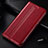 Coque Portefeuille Livre Cuir Etui Clapet T03 pour Samsung Galaxy Note 10 Plus 5G Rouge