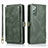 Coque Portefeuille Livre Cuir Etui Clapet T03 pour Samsung Galaxy Note 20 5G Vert