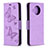 Coque Portefeuille Livre Cuir Etui Clapet T03 pour Xiaomi Mi 10i 5G Violet Clair