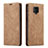 Coque Portefeuille Livre Cuir Etui Clapet T03 pour Xiaomi Poco M2 Pro Orange