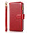 Coque Portefeuille Livre Cuir Etui Clapet T04 pour Apple iPhone 12 Rouge