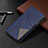 Coque Portefeuille Livre Cuir Etui Clapet T04 pour Oppo A91 Bleu