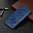 Coque Portefeuille Livre Cuir Etui Clapet T04 pour Xiaomi Redmi 10X 4G Bleu