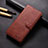 Coque Portefeuille Livre Cuir Etui Clapet T04 pour Xiaomi Redmi Note 8 Pro Marron