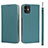 Coque Portefeuille Livre Cuir Etui Clapet T05 pour Apple iPhone 11 Cyan