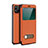 Coque Portefeuille Livre Cuir Etui Clapet T05 pour Apple iPhone 12 Pro Max Orange