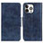 Coque Portefeuille Livre Cuir Etui Clapet T05 pour Apple iPhone 14 Pro Bleu