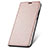 Coque Portefeuille Livre Cuir Etui Clapet T05 pour Huawei Nova 4e Or Rose