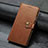 Coque Portefeuille Livre Cuir Etui Clapet T05 pour Huawei P40 Lite 5G Marron