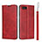 Coque Portefeuille Livre Cuir Etui Clapet T05 pour Oppo R15X Rouge