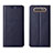 Coque Portefeuille Livre Cuir Etui Clapet T05 pour Samsung Galaxy A80 Bleu